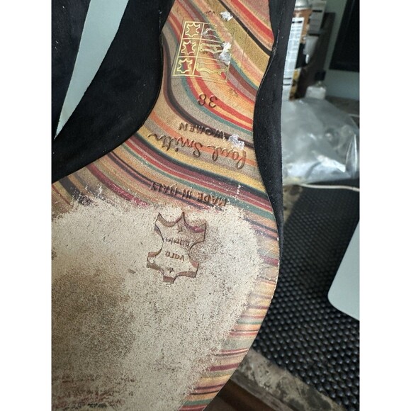 Paul Smith   suede  small hill  Shoes Black   Size  EU 38  pointy  elegant - Picture 14 of 15